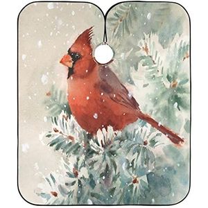 Haar Snijden Cape Winter Kardinaal Vogel Salon Cape Waterdicht Haar Snijden Jurk Unisex Kapper Kapper Cape Voor Mannen Kapper Kids