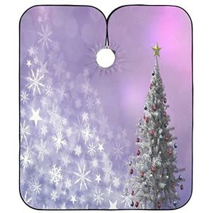 Kappers Salon Cape Kerstboom Patroon Kapper Jurk Waterdichte Kappers Jurk Vlekbestendige Kapper Cape Voor Mannen Styling Salon