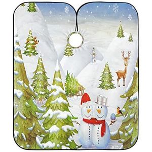 Styling Capes Sneeuw Man Elanden Kapper Cape Doek Verstelbare Kappers Salon Cape Anti-Statische Salon Cape Voor Kids Kleursalon