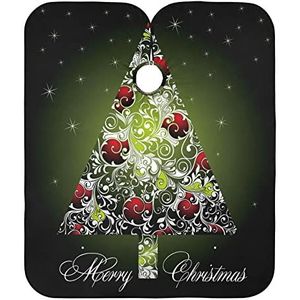 Kapper Schort Cape Kerstboom Ster Kapper Cape Doek Gepersonaliseerde Salon Cape Unisex Schort Voor Familie Mannen Kinderen