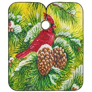 Haar Snijden Jurk Rode Kardinaal Vogel Kappers Schort Anti-Statische Salon Toga's Waterdichte Kappers Schort Voor Kleuren Kappers Kappers