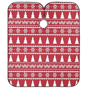 Haar Snijden Cape Kerstboom Patroon Kapper Cape Professionele Kapper Jurk Vlekbestendig Haar Snijden Schort Voor Styling Kappers Kleuren