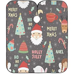 Salon Cape Merry Christmas Kappers Cape Verstelbare Kappers Unisex Kapsel Schort Jurk Voor Kapper Kids Kapsel Kapsel