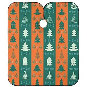 Kapsel Schort Jurk Kerstbomen Kappers Cape Verstelbare Kapper Kapper Cape Antistatische Kapper Jurk Voor Styling Kapper Kappers