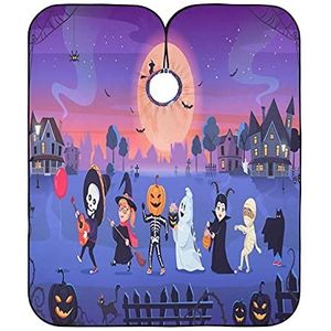 Schort Halloween Team Salon Cape Verstelbare Volledige Lengte Cape Vlekbestendige Kappers Jurk Voor Kleuren Mannen Salon