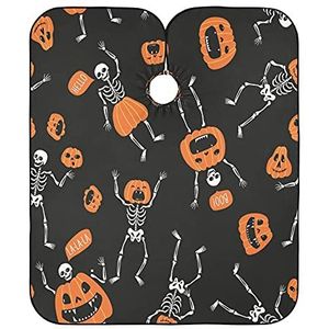 Kapsel Cape Grappige Skeletten Volledige Lengte Cape Professionele Kappers Jurk Vlekbestendig Kapper Kapper Cape Voor Kapper Kinderen Familie