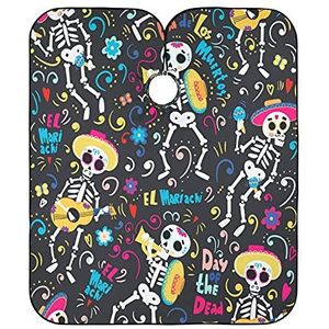 Salonjurken Mariachi Schedel Band Kappers Anti-Statische Kapper Schort Gepersonaliseerde Kappers Jurk Voor Kids Styling Kappers