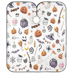 Schort Halloween Kappersschort Originele Kappers Schort Verstelbare Kapperscape Voor Haarknippen Kinderen Vrouwen