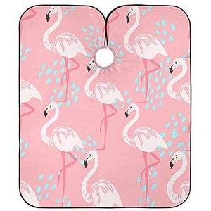 Kapper Kapper Cape Hawaiiaanse Flamingo Haar Snijjurk Vlekbestendig Kappers Salon Cape Waterdichte Kapsel Cape Voor Vrouwen Kinderen Mannen
