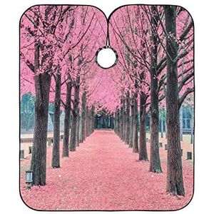 Kappers Cape Roze Boom Kappers Cape Universele Salon Cape Mode Styling Schort Voor Haar Knippen Kinderen Salon