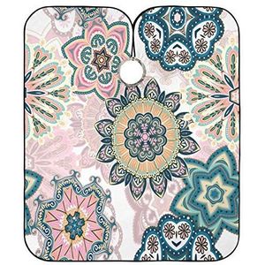 Kappers Schort Kleurrijke Mandala Haar Snijden Jurk Gepersonaliseerde Kappers Jurk Professionele Kappers Cape Voor Mannen Kapper Salon