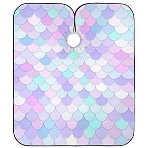 Kawaii, kappersschort met zeemeermin, stylingschort, antistatisch, kapperscape, professionele kapperscape voor salon, haarstyling