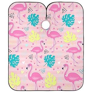 Salon Toga's Roze Flamingo Haar Snijden Cape Vlekbestendige Kappers Jurk Professionele Kapper Cape Doek Voor Kinderen Snijden Salon