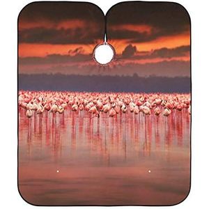 Kapper Cape Afrikaanse Flamingo Haar Snijden Jurk Gepersonaliseerde Kappers Salon Cape Verstelbare Schort Voor Kappers Kleuren Haar Snijden