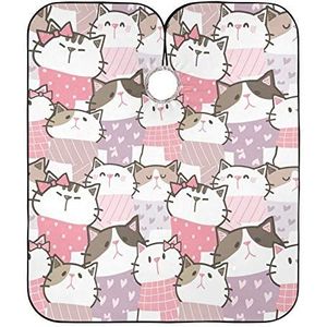 Kapper Schort Leuke Kat Kappers Schort Waterdichte Kappers Jurk Verstelbare Volledige Lengte Cape Voor Kapper Kids Kappers