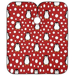 Haar snijden Cape White Point Pinguïn Haar Snijden Schort Vlekbestendig Kapper Kapsel Cape Gepersonaliseerde Kapsel Schort Jurk Voor Haar Knippen Kleuren Mannen