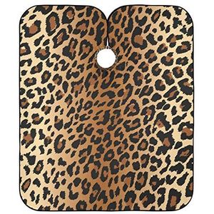 Kapper Jurk Sexy Luipaard Grain Haar Snijden Jurk Vlekbestendig Kappers Schort Waterdichte Kapper Schort Cape Voor Kinderen Kappers Snijden