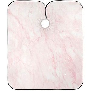 Kapper Cape Doek Roze Verse Marmer Styling Capes Unisex Kappers Schort Waterdichte Kappers Schort Voor Styling Kapper Mannen