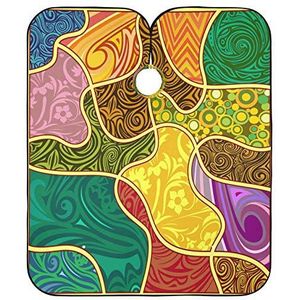 Kapper Kapper Cape Abstractie Kapper Cape Doek Waterdichte Kappers Jurk Unisex Kappers Schort Voor Kleuren Vrouwen Snijden