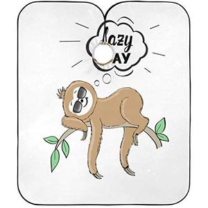 Salon Cape Leuke Cartoon Luiaard Kappers Salon Cape Waterdicht Kapsel Schort Jurk Unisex Kappers Jurk Voor Snijden Vrouwen Kappers