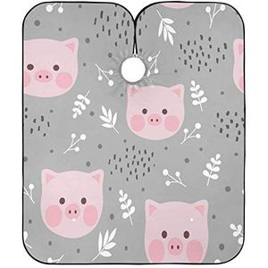 Kapper Cape Doek Leuke Varken Kappers Jurk Gepersonaliseerde Haar Snijden Jurk Waterdichte Kapper Kapper Cape Voor Mannen Styling Kapsel