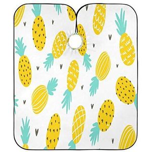 Kappers Cape Verse Cartoon Ananas Kappers Anti-Statische Kapper Kapper Cape Waterdichte Kapper Cape Voor Kinderen Haar Snijden Salon