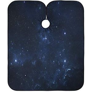 Kappers Jurk Ster Nevel In De Nachtelijke Hemel Schort Unisex Volledige Lengte Cape Verstelbare Salon Cape Voor Mannen Kapper Styling