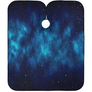 Kapper Kapper Cape Blauw Ruimte Schort Waterdichte Kappers Salon Cape Vlekbestendig Kappers Schort Voor Snijden Kids Haar Knippen