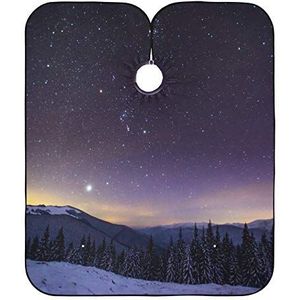 Kapper Kapper Cape Sterrenhemel Salon Cape Unisex Kapper Kapper Cape Verstelbare Kappers Jurk Voor Styling Salon Kids