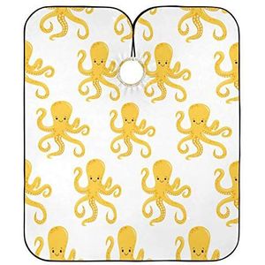 Kapper Schort Leuke Octopluses Haar Snijden Jurk Waterdichte Kapper Cape Unisex Kappers Voor Salon Styling Haar Snijden