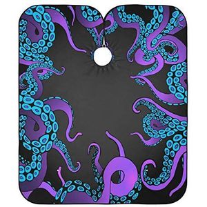 Kapper Schort Cartoon Octoplus Kappers Schort Anti-Statische Haar Snijden Jurk Waterdichte Kapper Schort Cape Voor Kapsel Kids Coloring