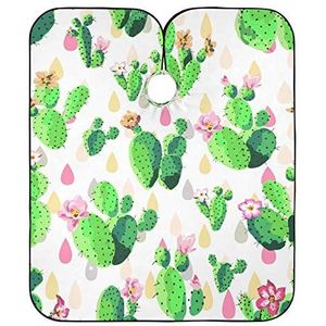 Haar Snijden Jurk Verse Cactus Haar Snijden Schort Professionele Kappers Schort Gepersonaliseerde Kappers Jurk Voor Salon Kapper Styling