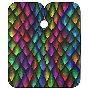 Haar Snijden Cape Dragon Weegschalen Salon Cape Waterdichte Kappers Salon Cape Professionele Styling Capes Voor Mannen Styling Kleurplaten