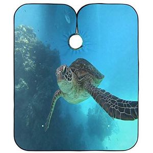 Schort Zwemmen Schildpad Haar Snijden Jurk Vlekbestendig Kappers Salon Cape Unisex Kapper Schort Cape Voor Kapsel Styling Kappers