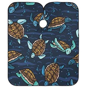 Kappers Jurk Leuke Zeeschildpadden Kapsel Cape Anti-Statische Haar Snijden Cape Waterdicht Kapper Kapper Cape Voor Mannen Salon Kapper