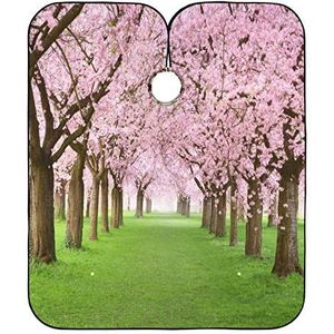 Kappers Jurk Grote Kersenboom Tuin Snijcape Antistatische Salon Cape Professioneel Haarknipschort Voor Salon Haarknippen Haarsnit