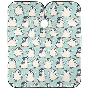 Kapper Kapper Cape Leuke Pinguïn Haar Snijden Schort Verstelbare Kappers Schort Gepersonaliseerde Haar Snijden Cape Voor Kapper Kinderen Vrouwen