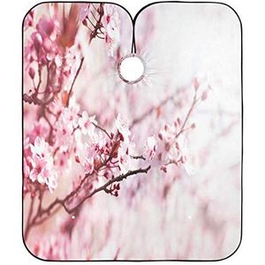 Kapper Schort Bloeiende Pruim Tuin Kappers Professionele Kappers Salon Cape Waterdichte Kappers Jurk Voor Styling Vrouwen Kleurplaten