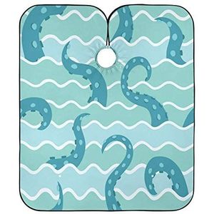 Kapsel, schort, jurk, octoplus tentakels, styling capes, anti-statische kappersjurk, waterdichte kappersjurk voor styling kinderen kappers