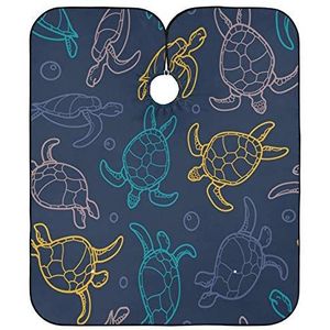 Kappers Schort Zeeschildpad Haar Snijden Jurk Verstelbare Kapper Schort Anti-Statische Kappers Jurk Voor Vrouwen Styling Kapper