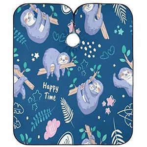 Kappers Cape Leuke Luiaards Haar Snijden Cape Waterdichte Kappers Jurk Unisex Schort Voor Kapper Familie Styling