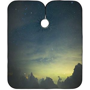 Kapper Schort Andromeda Galaxy Haar Snijden Schort Vlekbestendige Kappers Schort Anti-Statische Salon Cape Voor Mannen Vrouwen Kleurplaten