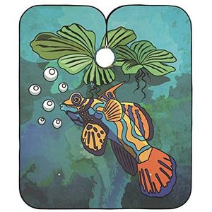 Kapper Kapper Cape Cartoon Vis Styling Capes Waterdicht Haar Snijden Schort Unisex Kapper Schort Cape Voor Snijden Vrouwen Salon