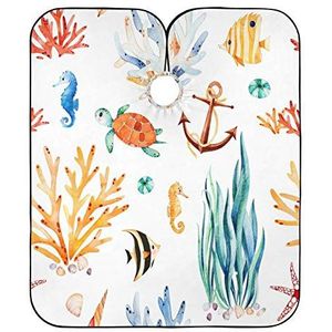 Kapper Cape Onderwater Wereld Kappers Toga Professionele Haar Snijden Cape Unisex Kapper Kapper Cape Voor Salon Kids Snijden