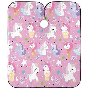 Schort Ijs Uni-Maïs Kapsel Schort Jurk Waterdicht Kapsel Cape Verstelbare Haar Snijden Jurk Voor Styling Kappers Kleuren