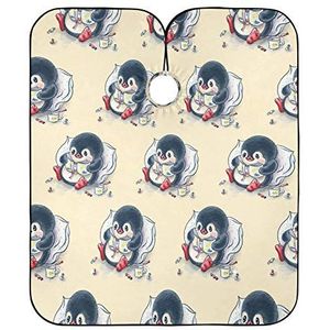 Styling Capes Vet Pinguïn Kappers Jurk Waterdichte Kapper Kapper Cape Unisex Kappers Cape Voor Kinderen Mannen Salon