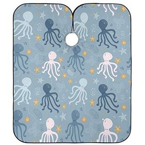 Haar Snijden Jurk Blauw Octoplus Kapper Kapper Cape Verstelbare Kappers Cape Professionele Kapsel Cape Voor Kappers Kleurplaten Styling