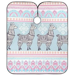 Kappers Etnische Leuke Lama Kapper Kapper Cape Professionele Salon Cape Waterdichte Volledige Lengte Cape Voor Styling Kinderen Familie