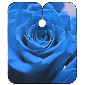 Kappers Jurk Art Bloem Blauw Kappers Schort Verstelbare Salon Toga's Anti-Statische Kapper Cape Voor Kappers Vrouwen Kapsel