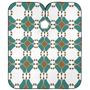 Kappers Jurk Abstracte Geometrische Stijl Kapper Schort Gepersonaliseerde Kappers Schort Unisex Kapper Schort Cape Voor Kapper Kapper Haar Knippen